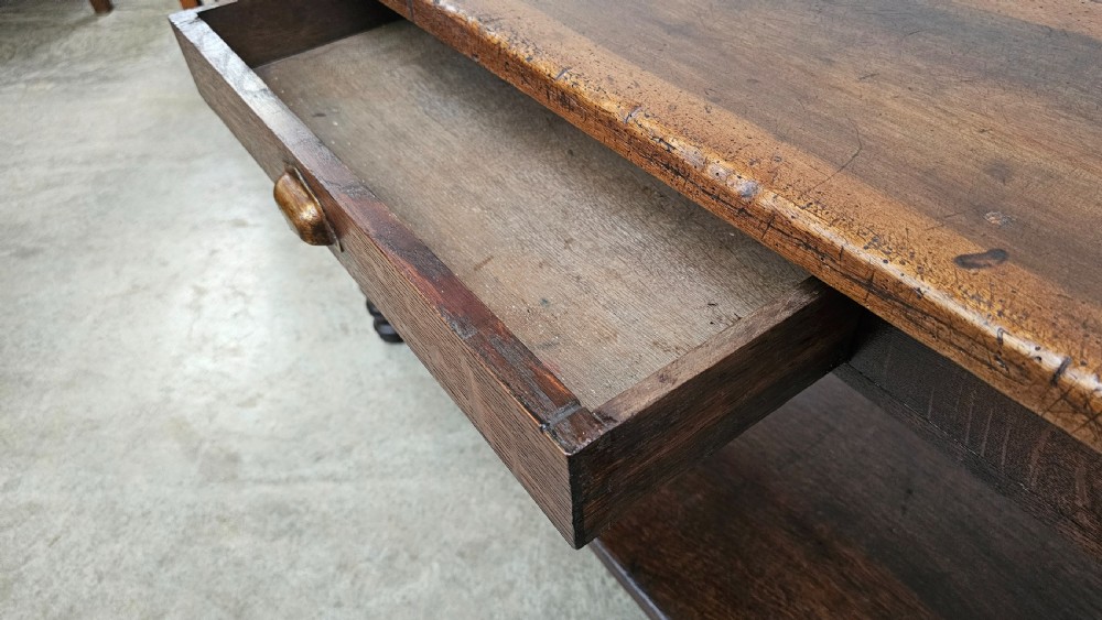French Two-Tier Tailors Shop Worktable View VI
