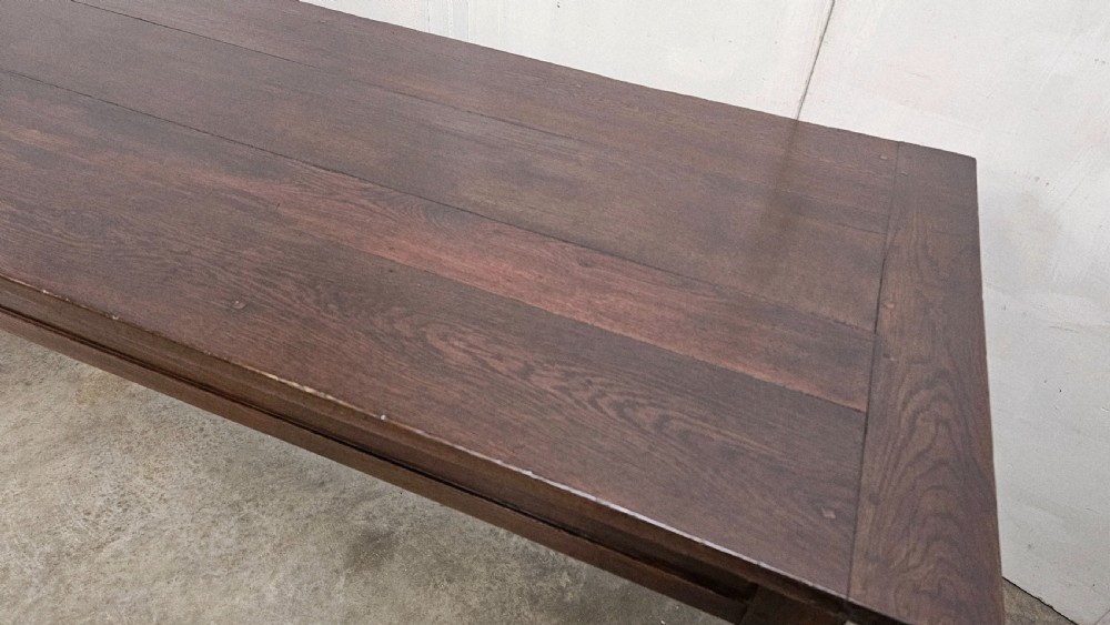 French Oak Turned Leg Dining Table View III