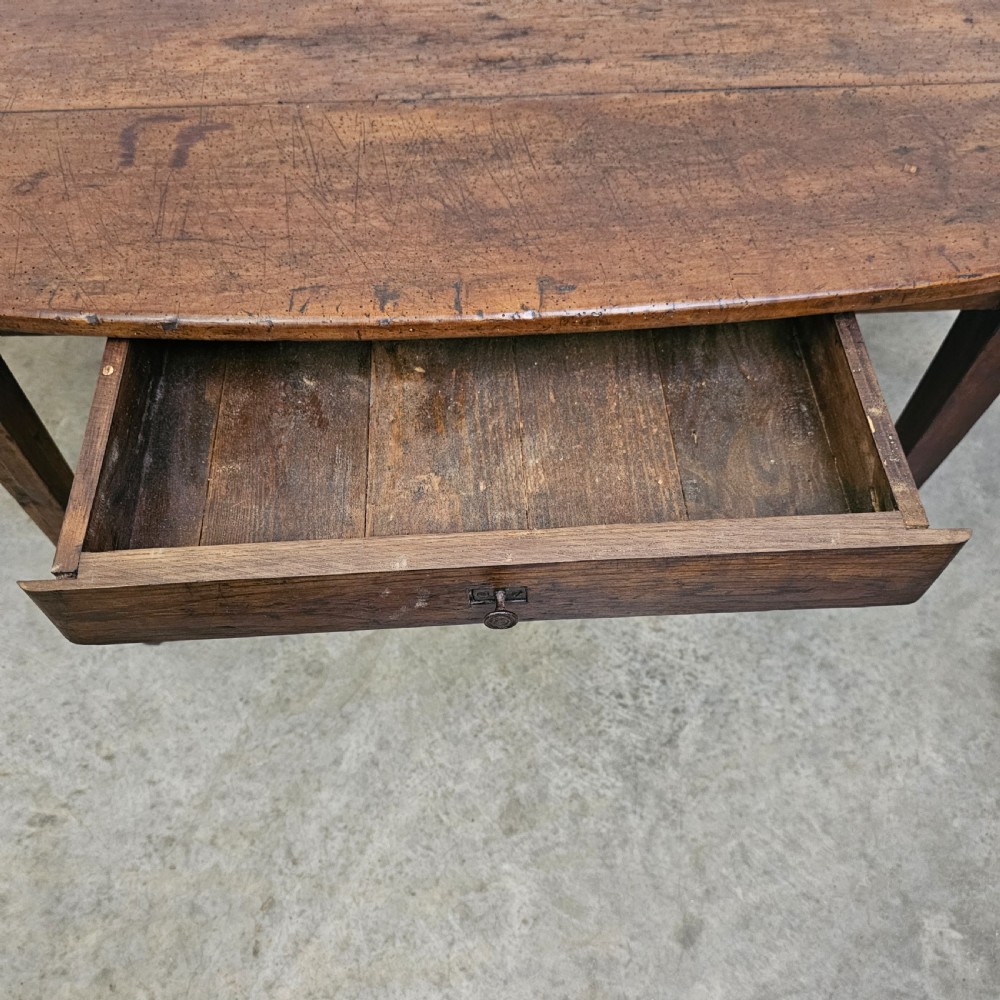 French Pearwood Oval Farmhouse Table View VIII