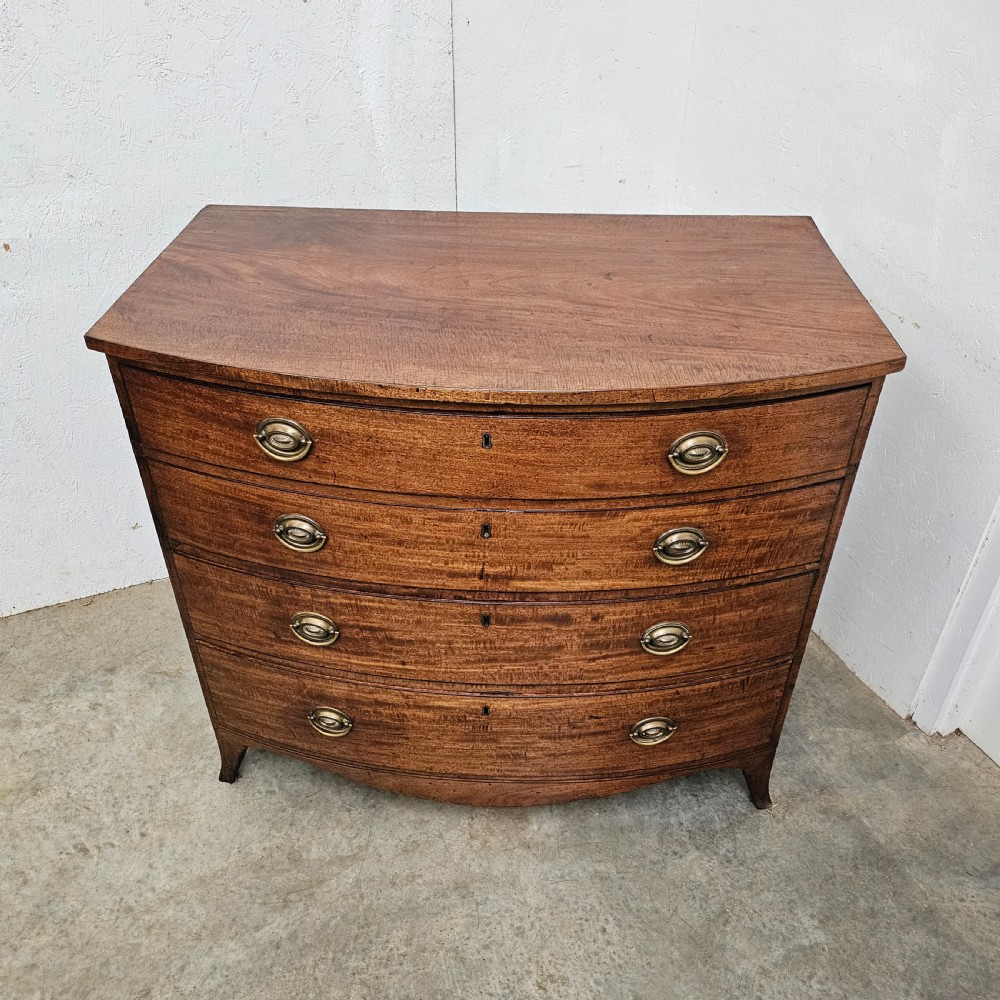 Georgian Bow-Front Chest of Drawers View II