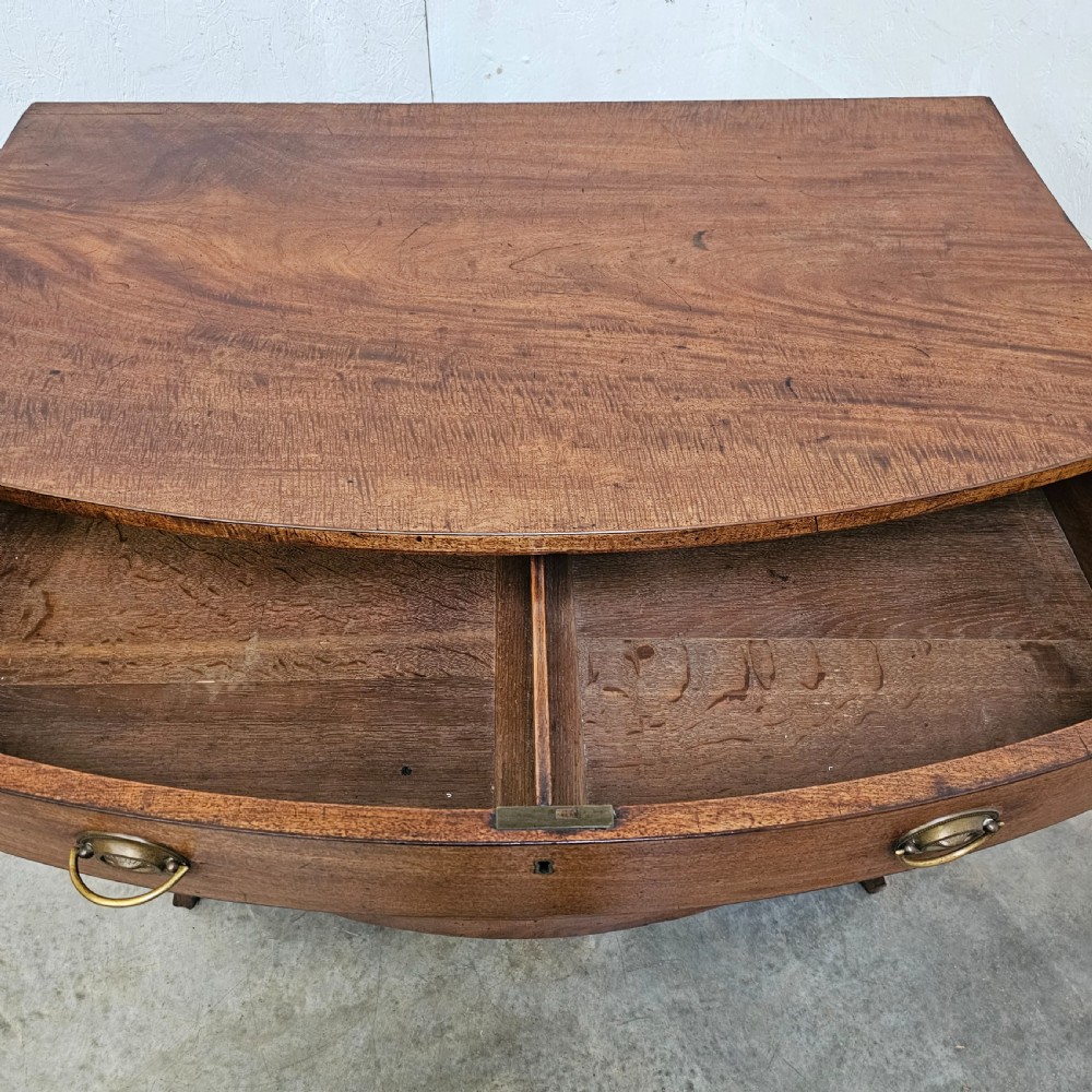 Georgian Bow-Front Chest of Drawers View V