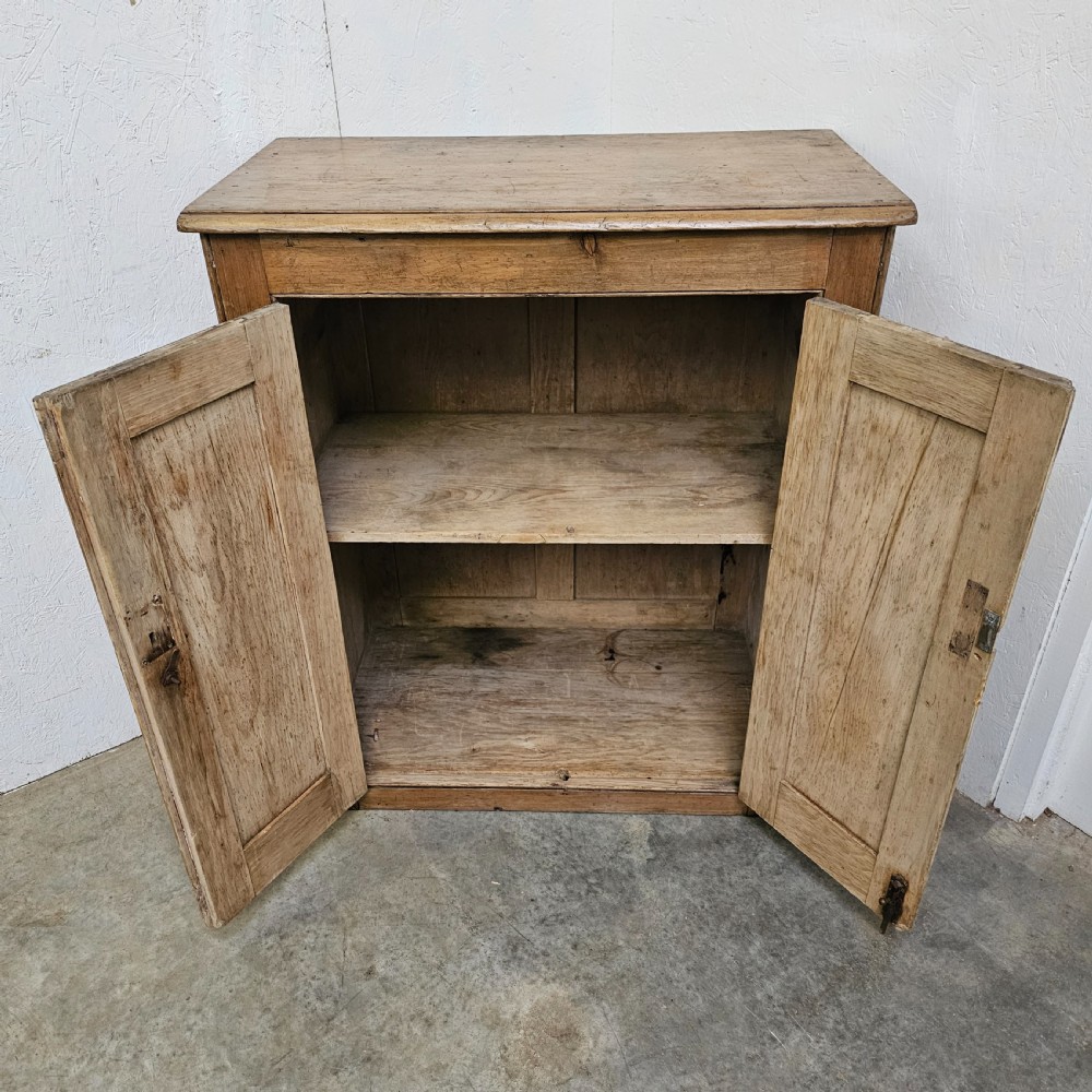 English Two Door Pine Pantry Cupboard View VI
