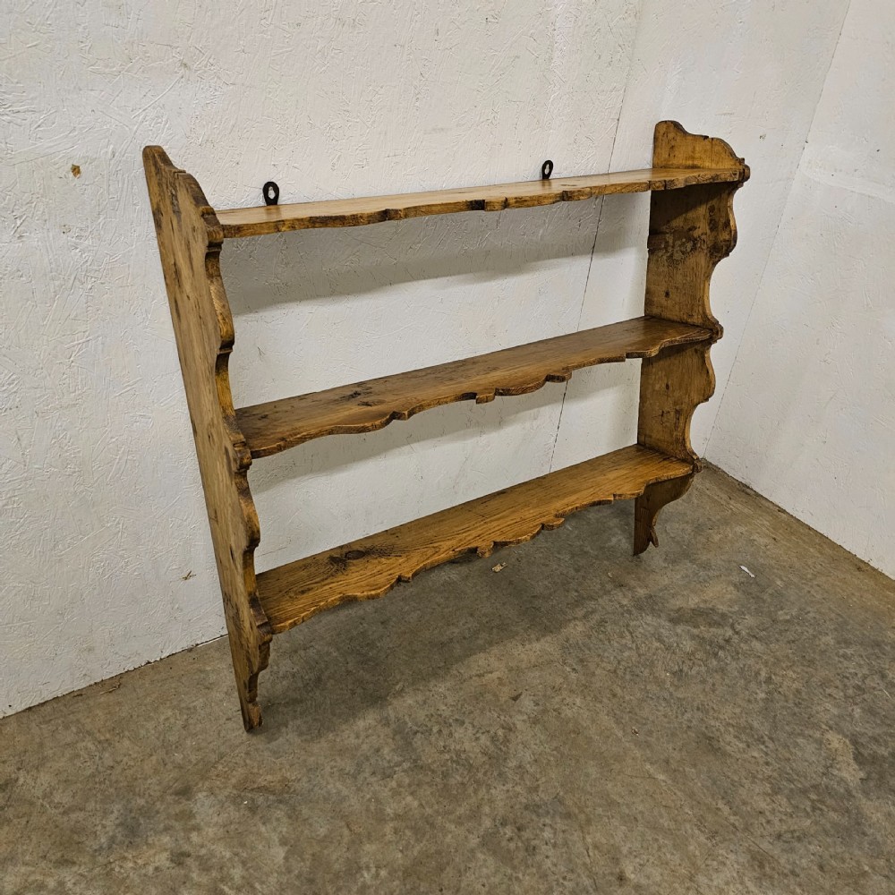 Decorative Pine Wall Shelves View II
