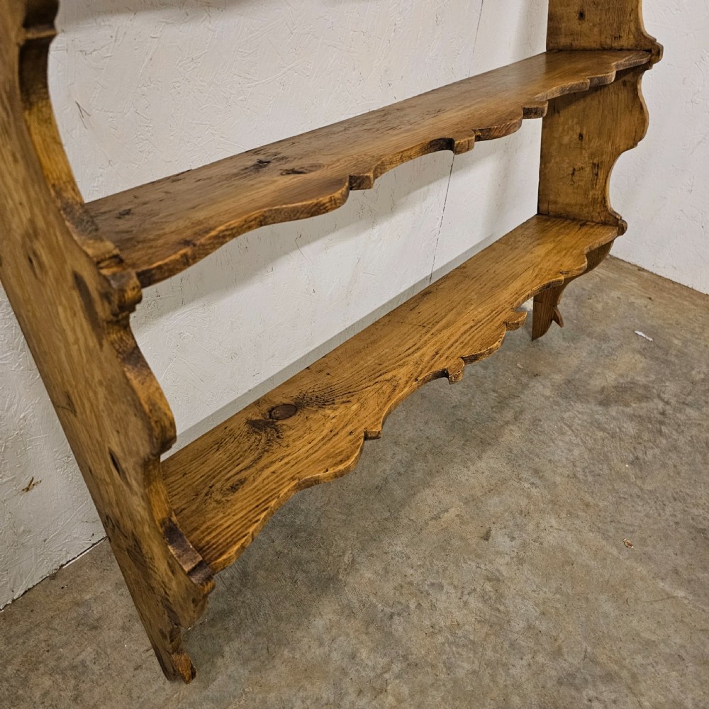 Decorative Pine Wall Shelves View III
