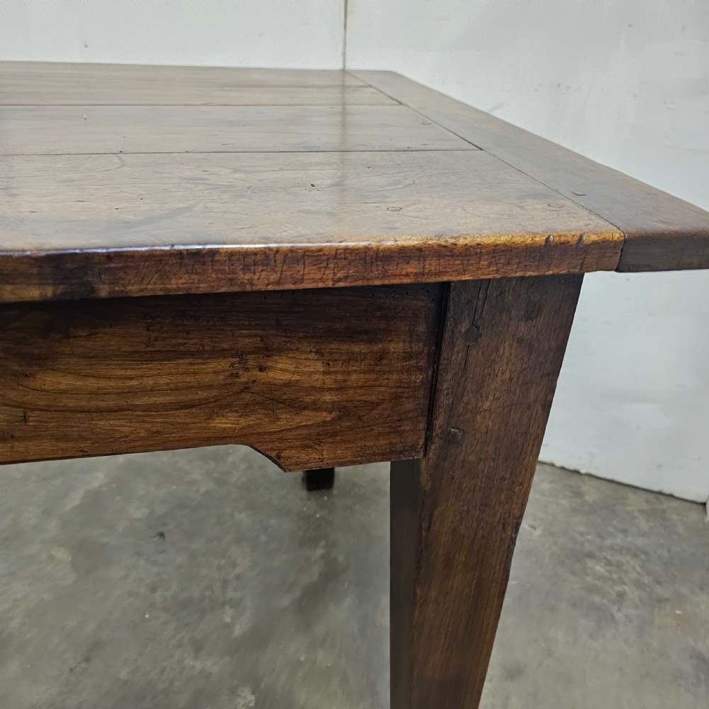 French 19th Century Walnut Farm Table View IV