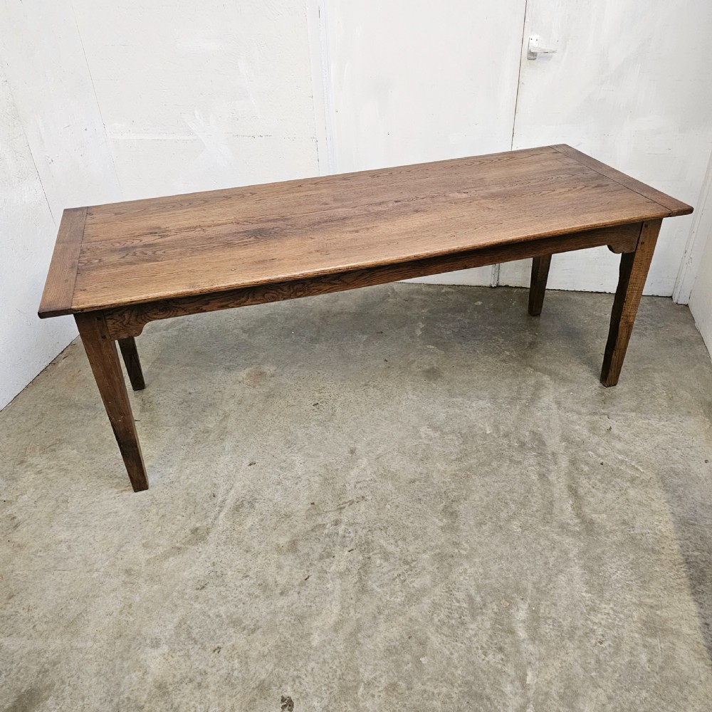 French Oak Farmhouse Table View II