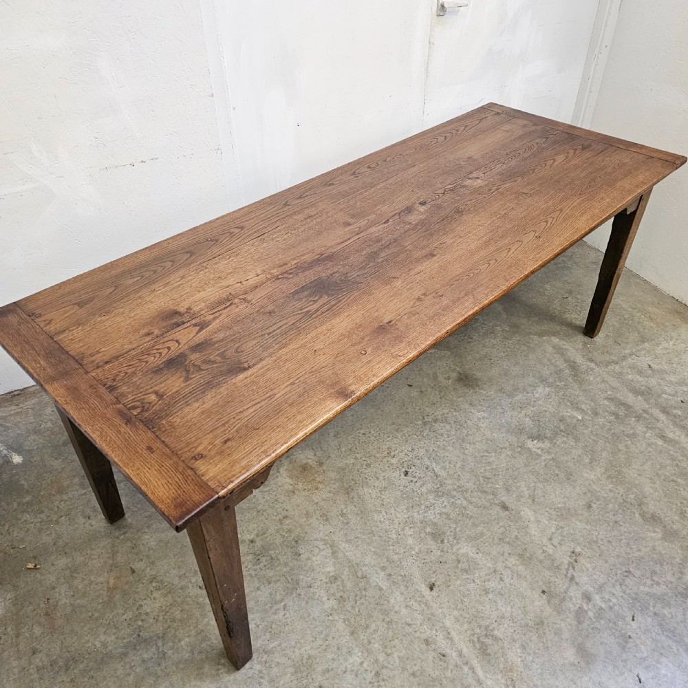 French Oak Farmhouse Table View IV