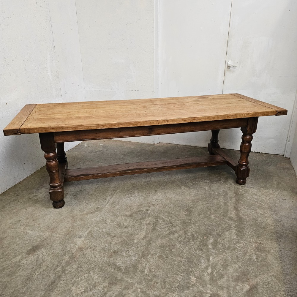 Substantial French Oak Farmhouse Table