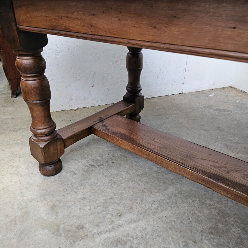 Substantial French Oak Farmhouse Table View VI