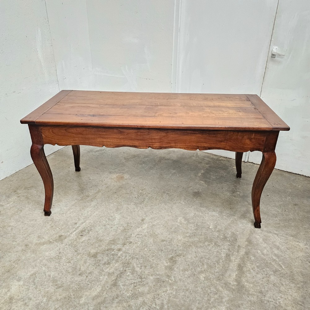 Decorative French Cabriole Leg Farmhouse Table (Normandy) View II