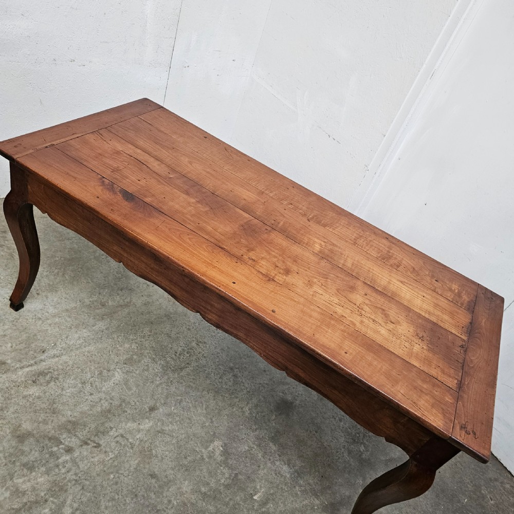 Decorative French Cabriole Leg Farmhouse Table (Normandy) View III