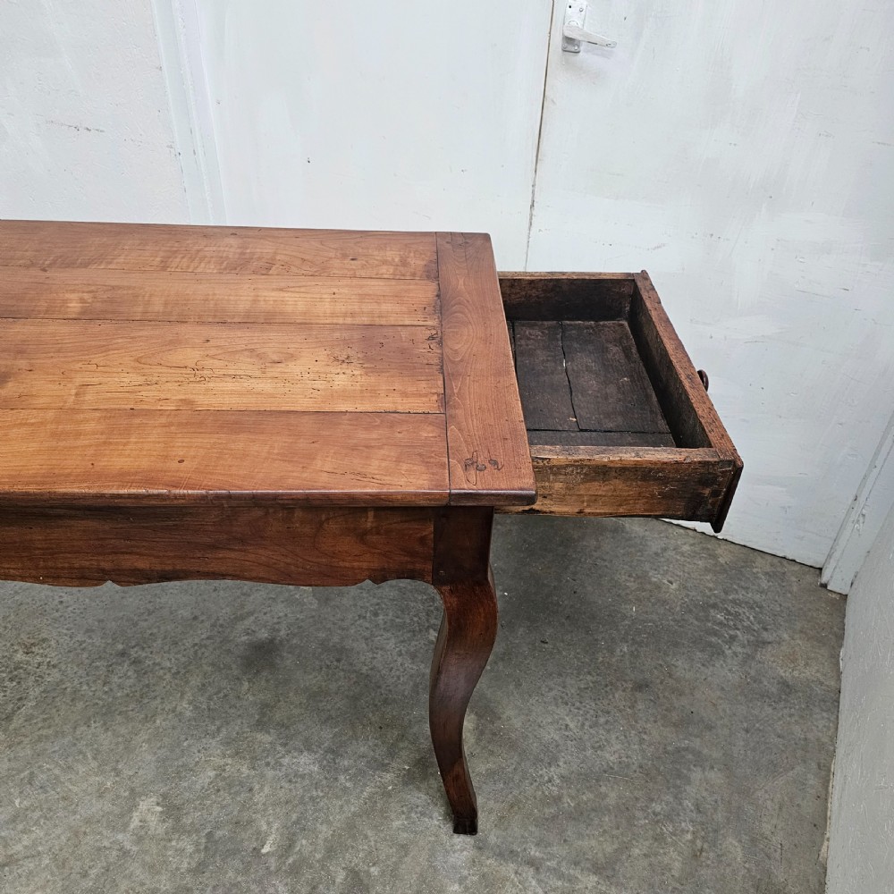 Decorative French Cabriole Leg Farmhouse Table (Normandy) View V