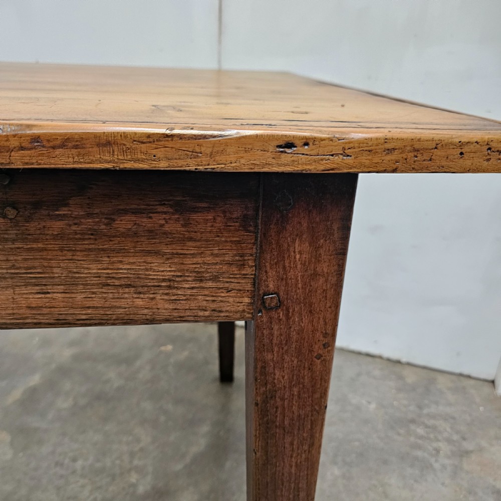 19th Century French Pine & Oak Farmhouse Table View V