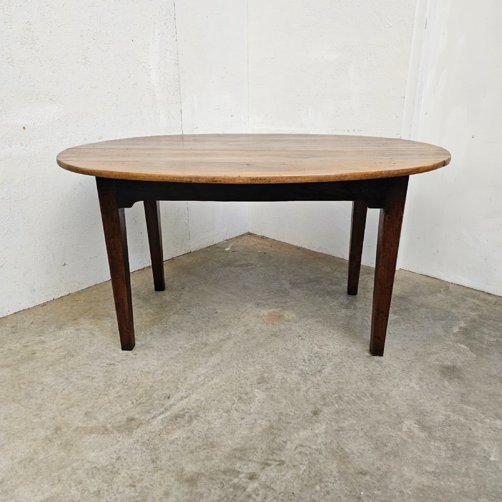 Stunning French Oval Dining Table (Book-Matched Walnut)