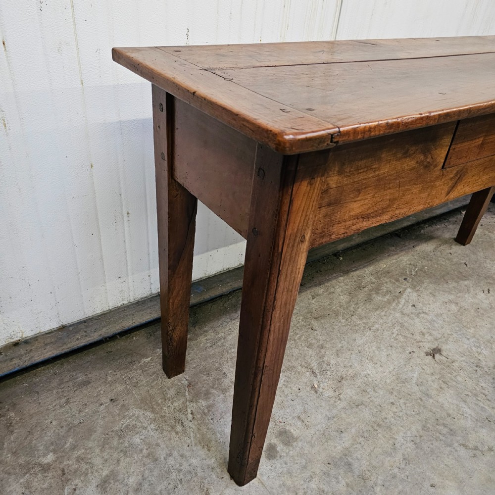 French Wild Cherry Console With Drawer View IV