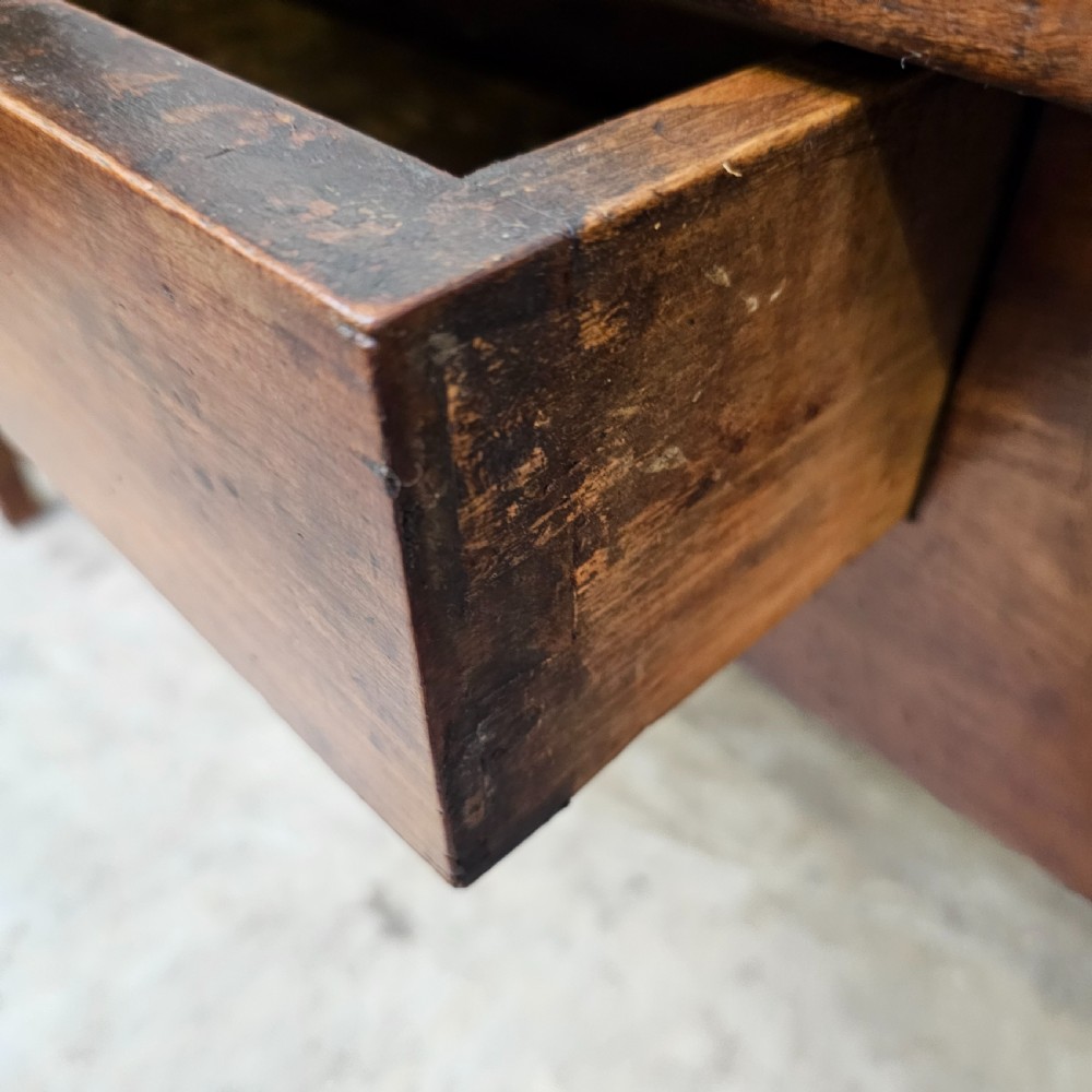 French Wild Cherry Console With Drawer View VII