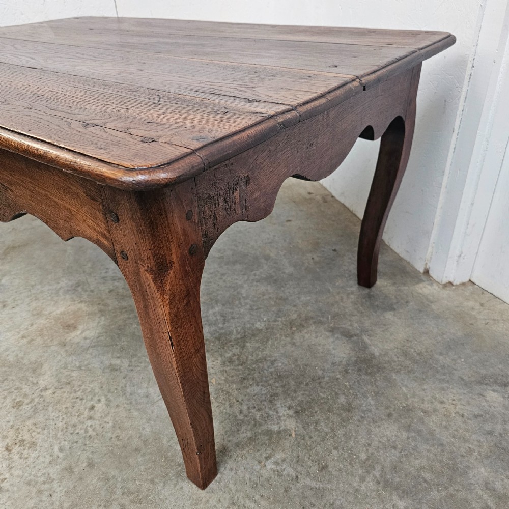 French Oak Cabriole Leg Low Table View III