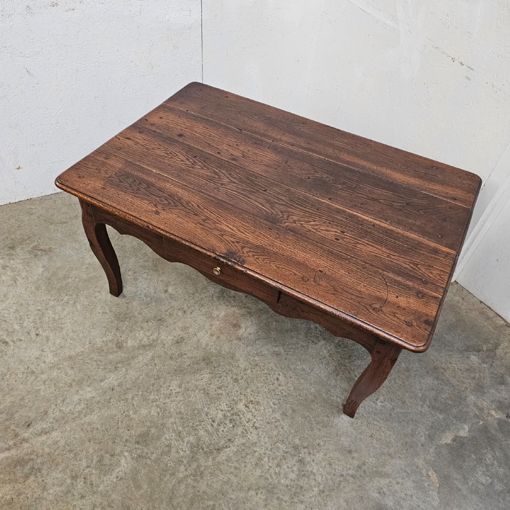 French Oak Cabriole Leg Low Table View IV