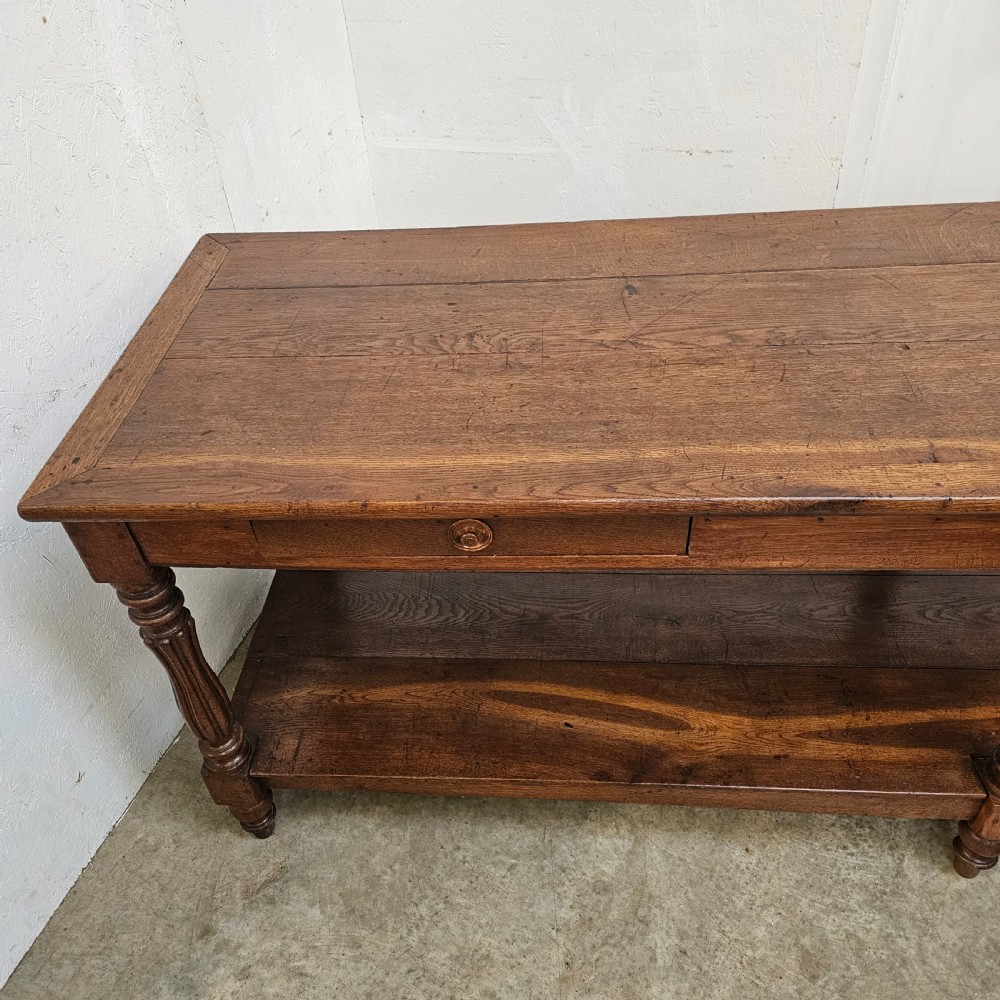 French Oak Draper's table View III