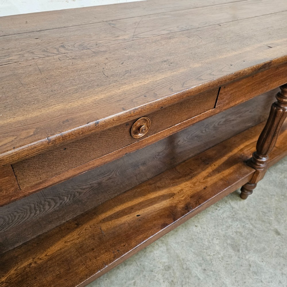 French Oak Draper's table View V