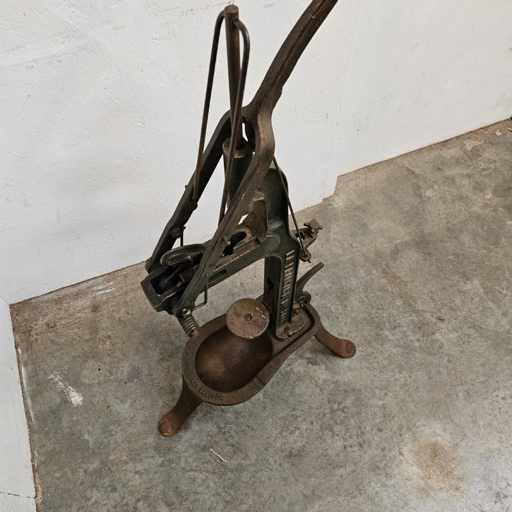 French 19th Century Cast Iron Cork Press View IV