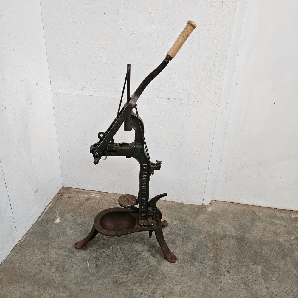 French 19th Century Cast Iron Cork Press