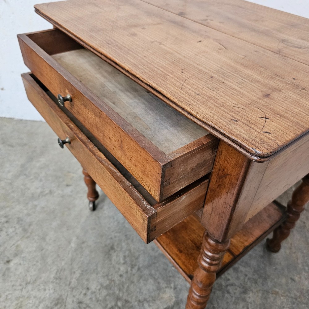 French Cherry Lamp Or Bedside Table View VI