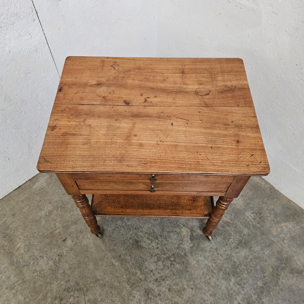 French Cherry Lamp Or Bedside Table View V