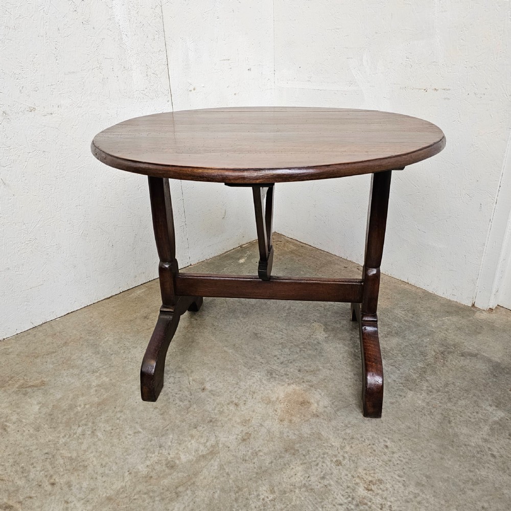 French Walnut Vendange (Vineyard) Table View III