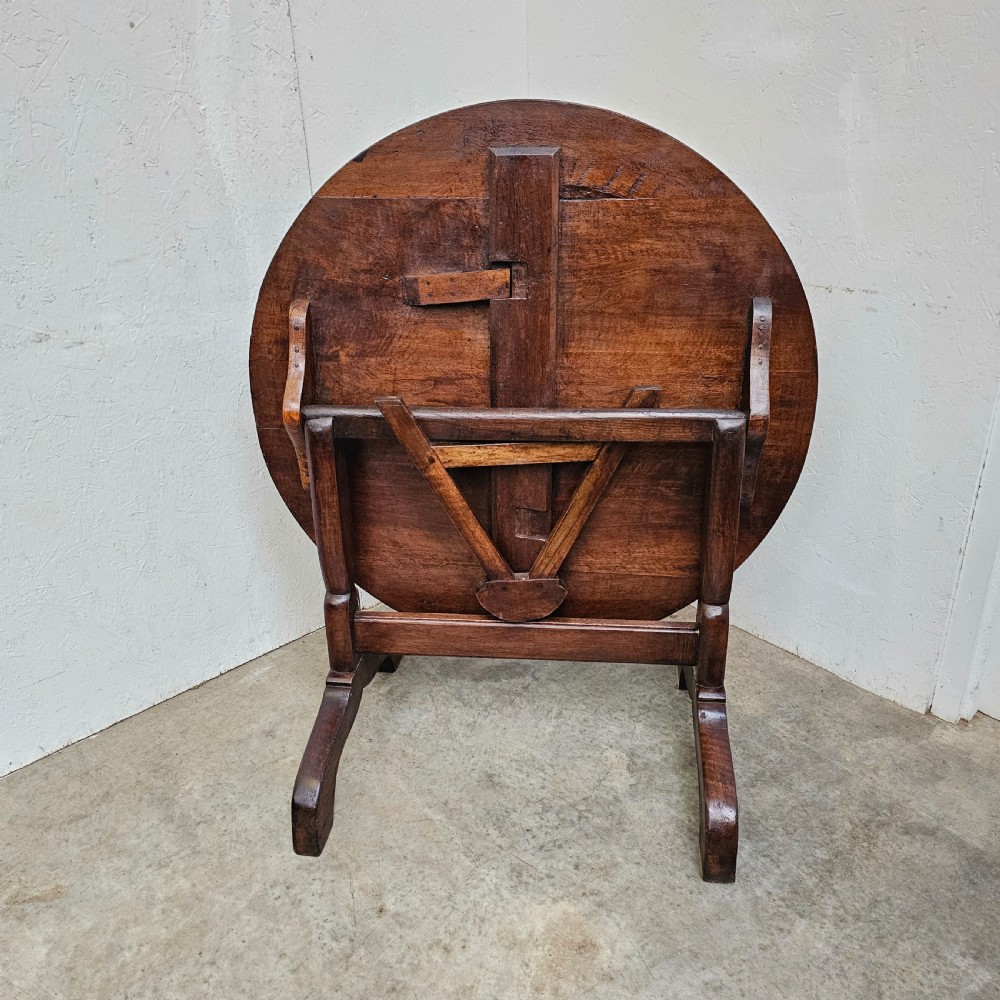French Walnut Vendange (Vineyard) Table View IV