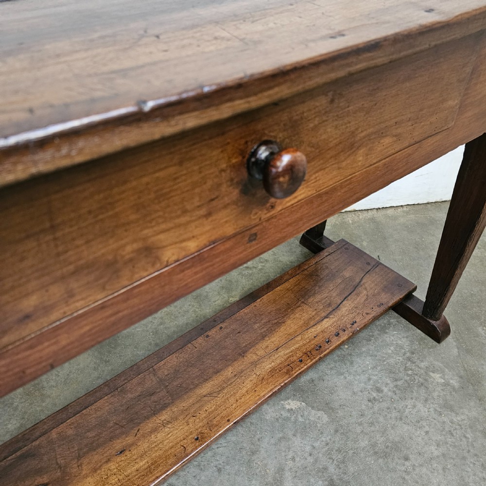 French Walnut Potboard Serving Table View VII
