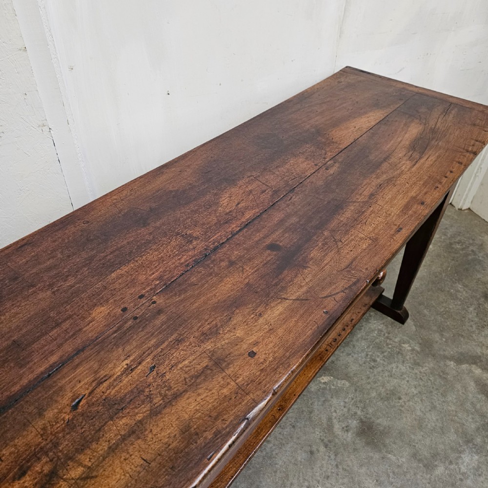 French Walnut Potboard Serving Table View III
