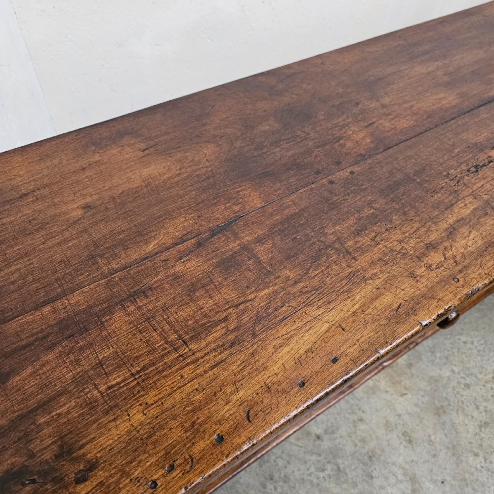 French Walnut Potboard Serving Table View IV