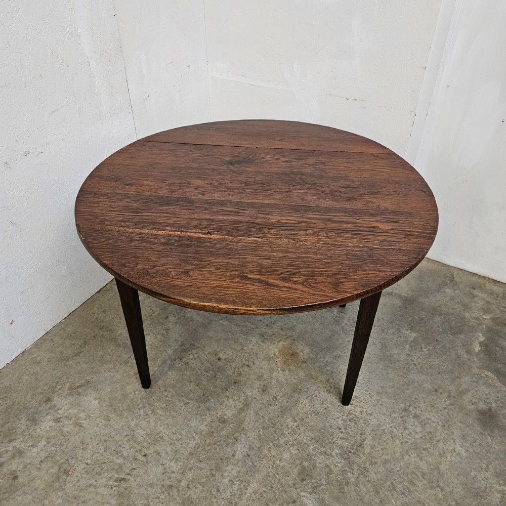 French Oak Dropleaf Table View X