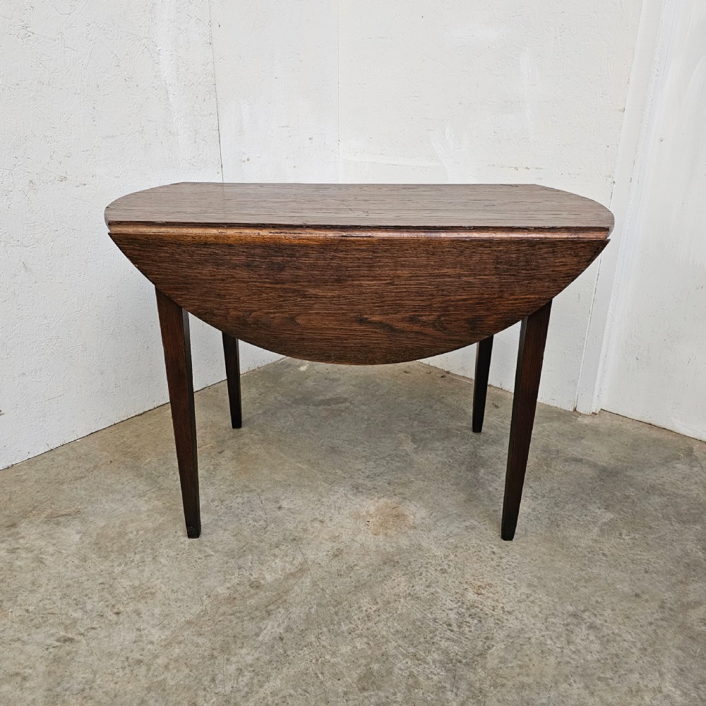 French Oak Dropleaf Table