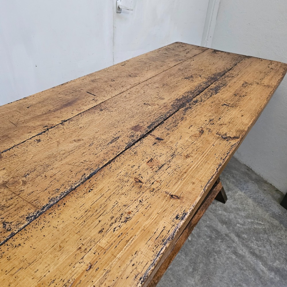 Tall Alpine Cheese-Makers Table (Haute-Savoie) View IV