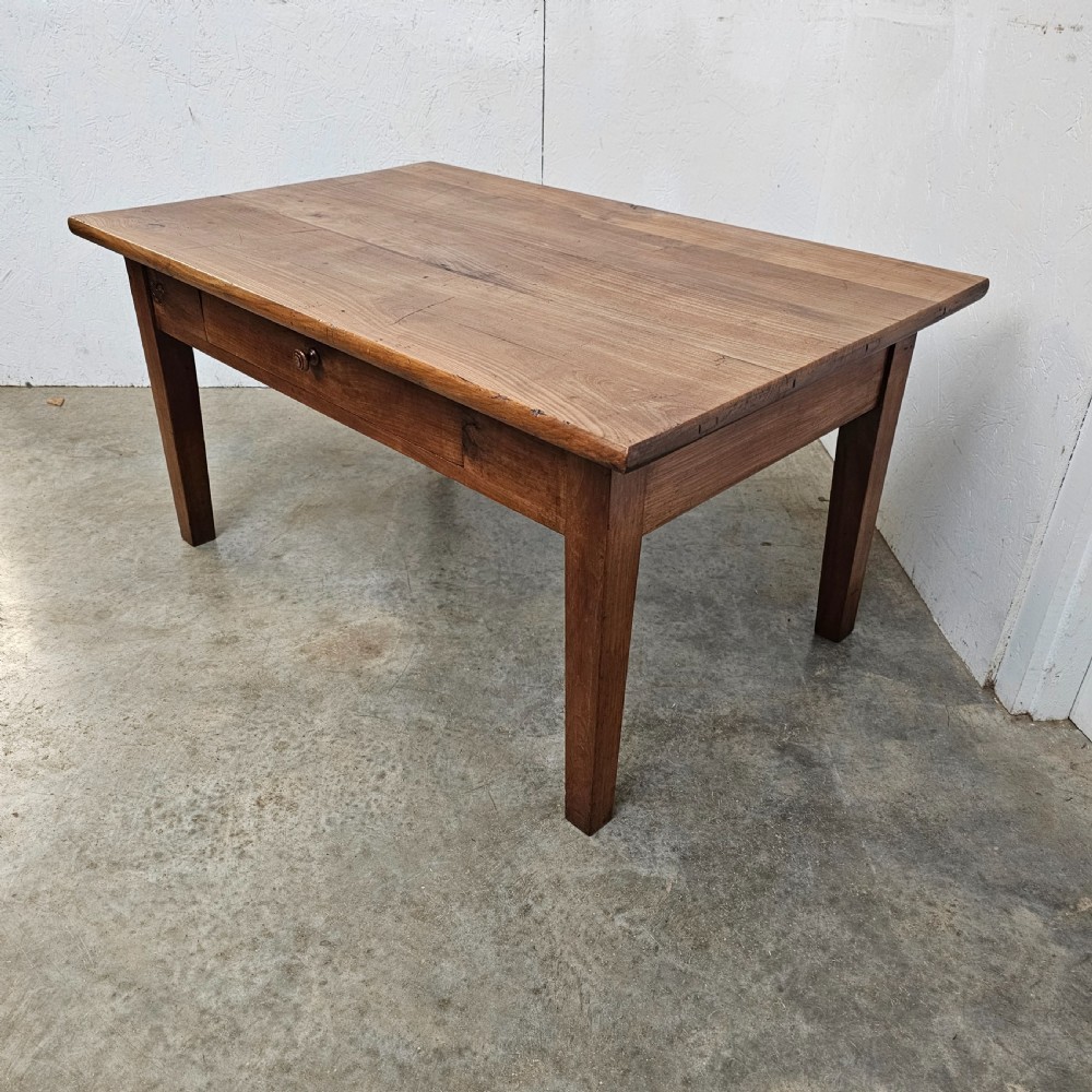 French Cherry Low (Coffee) Table With Drawer View II