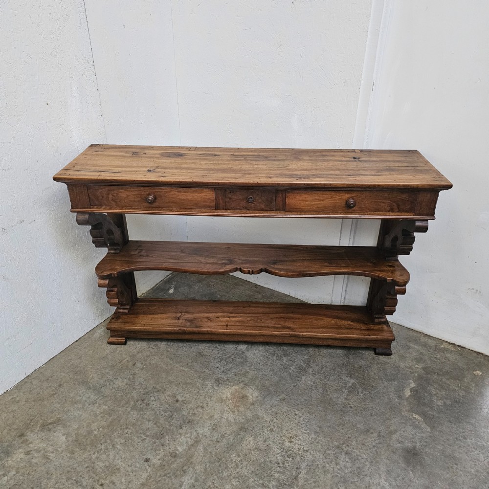 French Three-Tier Decorative Console Table View VI