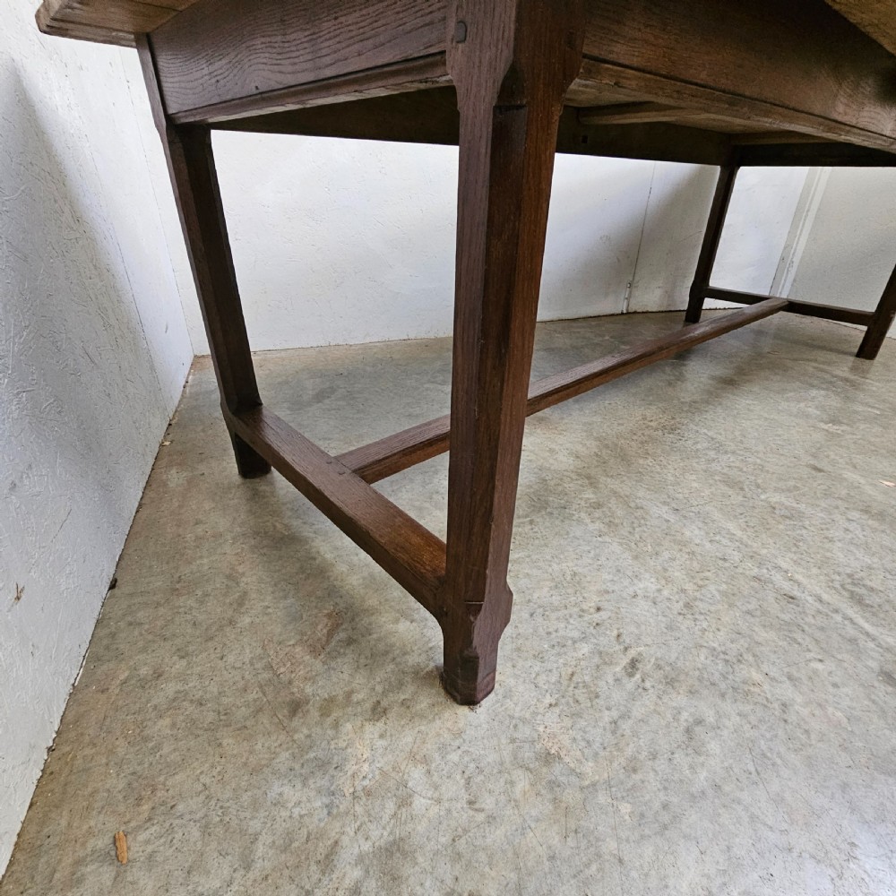 Large French Pine & Oak Farmhouse Table View II