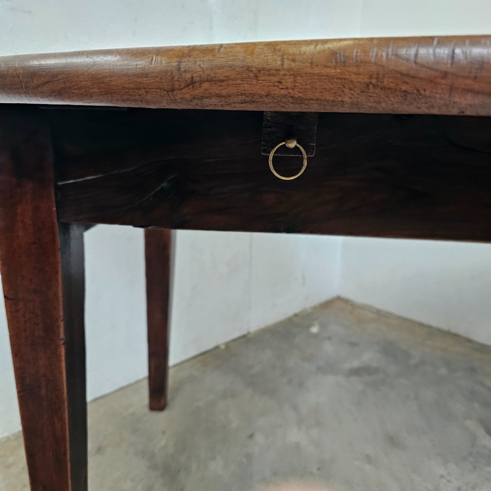 Exceptional 19th Century French Faded Walnut Dropleaf Table View II