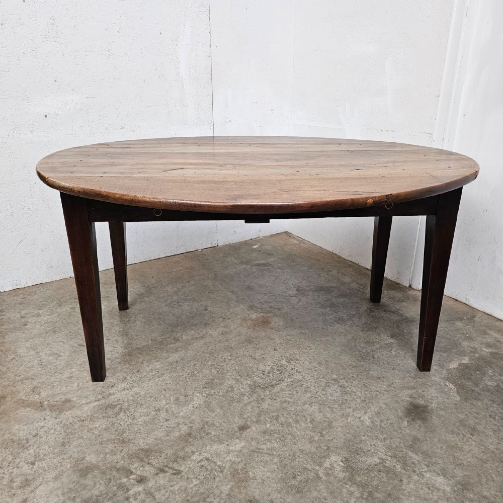 Exceptional 19th Century French Faded Walnut Dropleaf Table View V