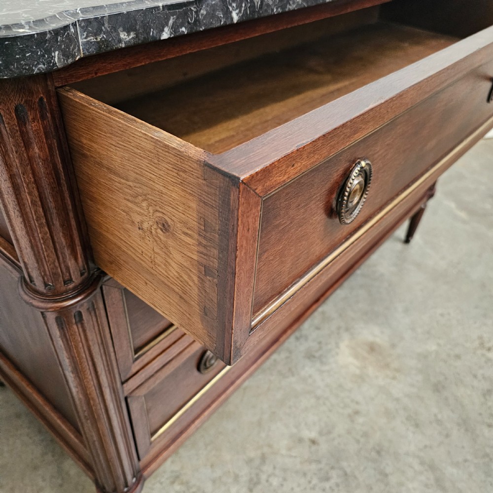 Directoire Style Fossil Marble Commode View VII
