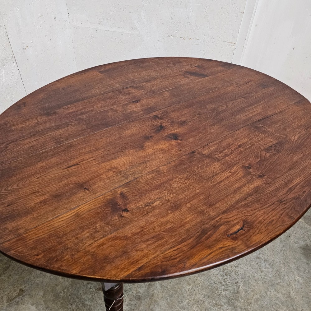 French Oak Oval Dining Table View II