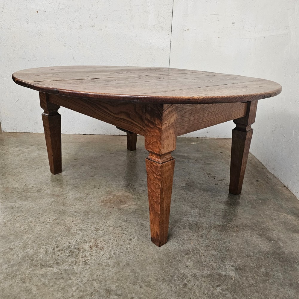 French Oval Ash Coffee (Low) Table