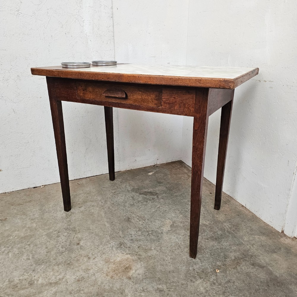 French Marble & Fruitwood Rafraichissoir (Drinks Table) View IV