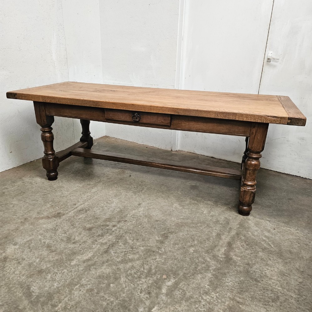 Substantial French Oak Refectory Table