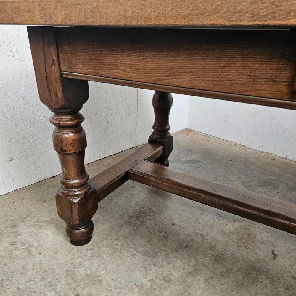 Substantial French Oak Refectory Table View III