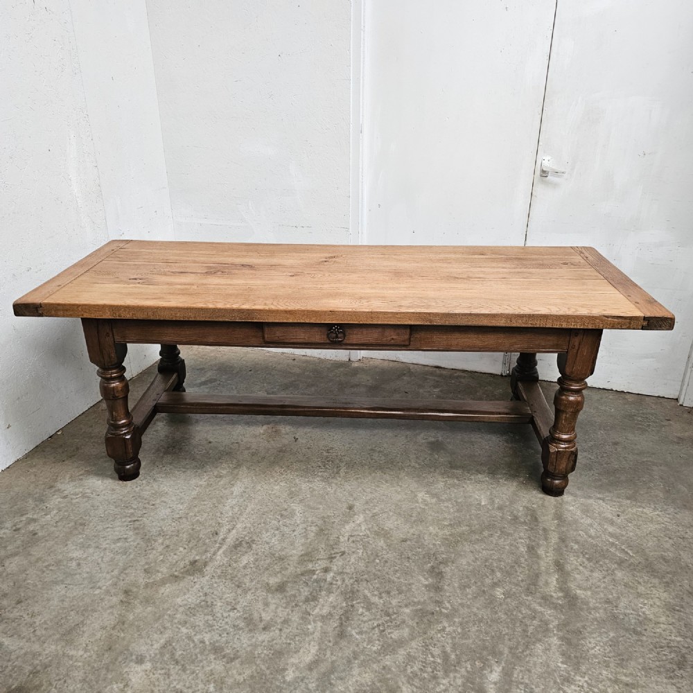Substantial French Oak Refectory Table View VII