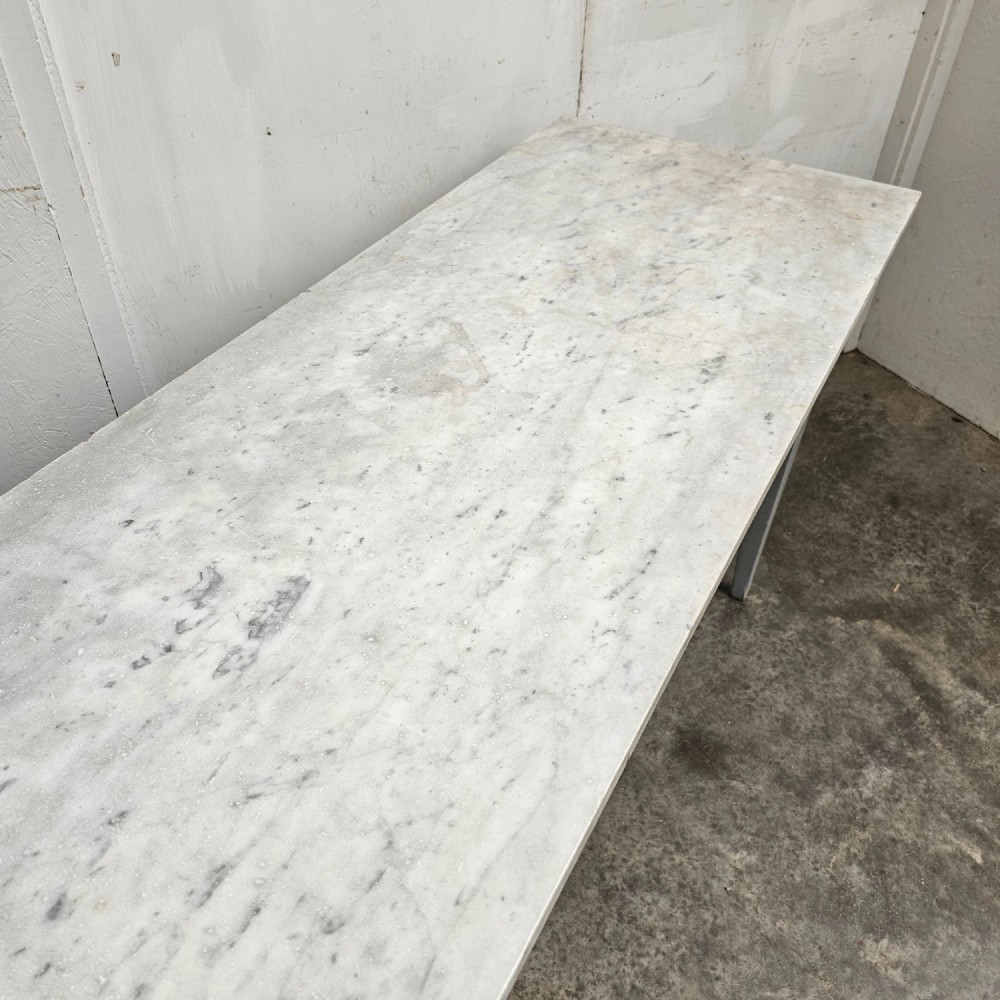 Long Carrera Marble Charcuterie Display Table (Console) View V
