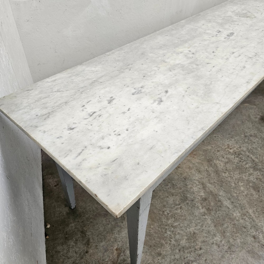 Long Carrera Marble Charcuterie Display Table (Console) View VI